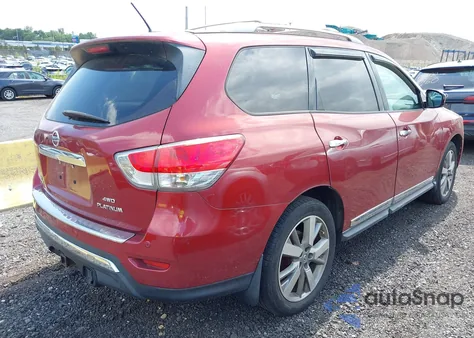 2013 Nissan Pathfinder Platinum из США, поврежденный, VIN 5N1AR2MM2DC642397